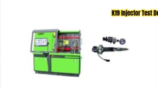 JZ-618 Πολυλειτουργικός πάγκος δοκιμών κοινής ράγας — Επίδειξη δοκιμής έγχυσης K19